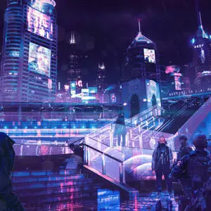 4k Ipad Cyberpunk