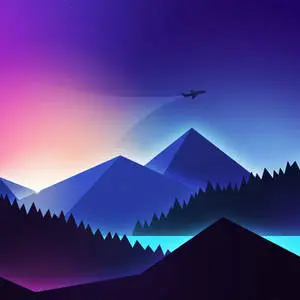 4k Ipad Plane And Mountains