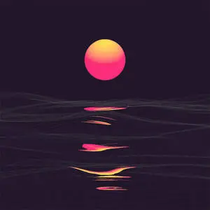 Aesthetic Ipad Vaporwave Sunset