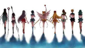 "Sailor Moon in her famous pose, beckoning us to join her in saving the world!"