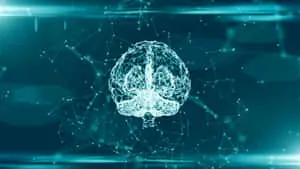 Ai Brain Neon Aesthetic Picture
