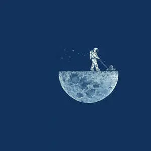 Astronaut On Moon iPad Pro 12.9