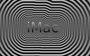 Black And White Ripple iMac 4K
