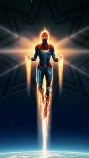Using an iPad to control the power of Captain Marvel