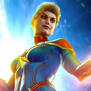 Join Captain Marvel on her epic journey from the palm of your hands!