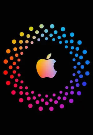 Vibrant and Sleek Design of Apple Logo on Ipad 2021