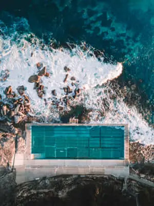 Cute Aesthetic Ipad Swimming Pool Sea