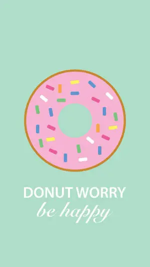Cute Ipad Donut Wallpaper