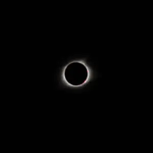 Solar Eclipse Aesthetic Dark iPad