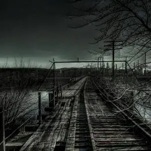 Dark Railroad iPad Background