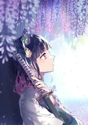 Meet Kanao Tsuyuri from the Demon Slayer series