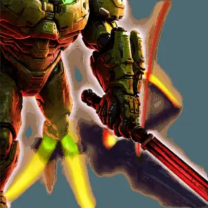 Doom Slayer and Demons PNG 89