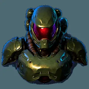 Doom Slayer Arch-vile Confrontation PNG soy