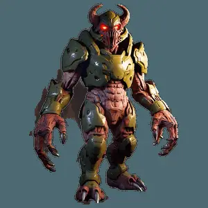 Doom Slayer Cacodemon Encounter PNG cpw