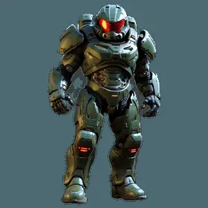 Doom Slayer Lost Soul Combat PNG 05242024