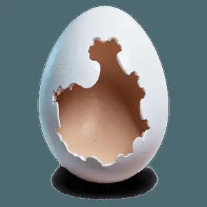 Eggshell Break Art PNG ibs54