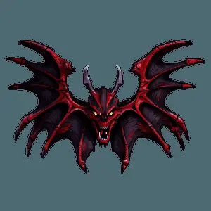 Feral Demon Wings PNG hkq31
