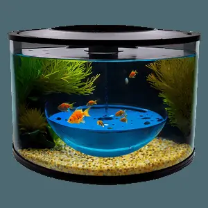 Fishbowl with Water Change Equipment PNG 06212024