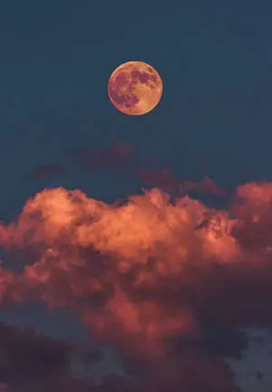 Full Moon And Clouds iPad 2021
