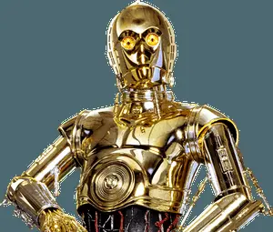 Golden Protocol Droid Portrait