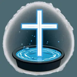 Holy Water with Cross PNG aiq53