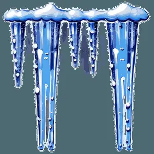Icicle Art PNG tok