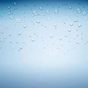 water droplets on a blue background