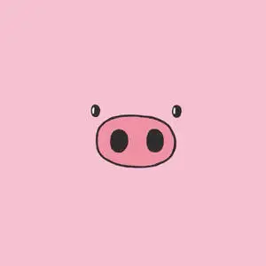 Kawaii iPad Drawing Of Pig’s Pink Face