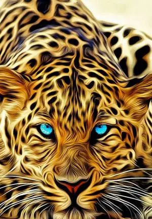 Leopard Digital Art iPad 2021