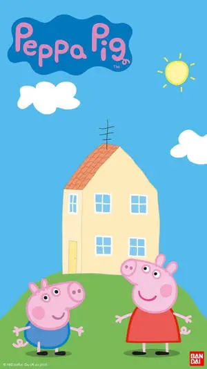 Lovely Yellow House Peppa Pig Tablet