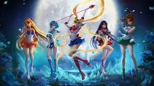 Moon 4K Sailor Moon Sailor Guardians Anime Girl