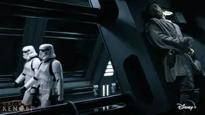 Obi-Wan Kenobi Evades Stormtroopers in Hideout