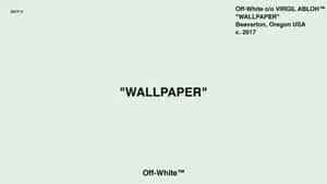 Off White iPad — A device to make your life easier