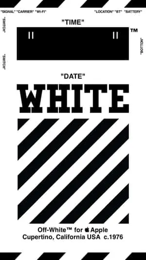 An Off White iPad with a fresh, modern look