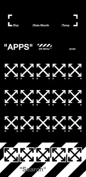 Authentic Off White iPhone Wallpaper