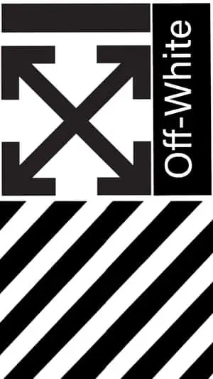 Black And White Color Off White iPhone