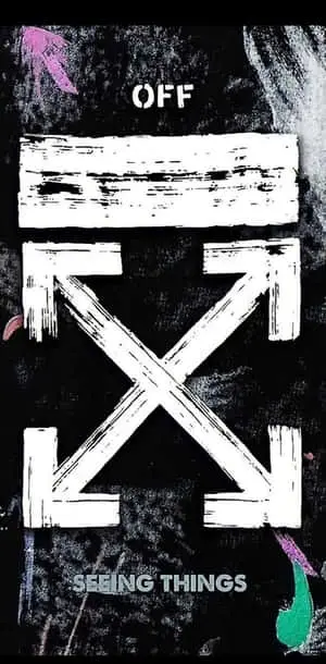 Rough Grunge Texture Off White iPhone