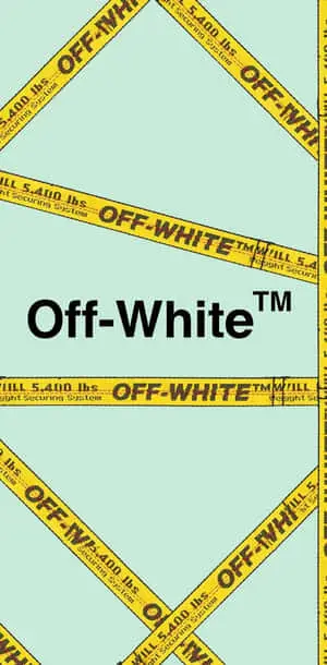 Blue And Yellow Off White iPhone