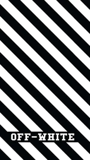 Black And White Stripe Off White iPhone