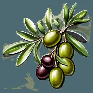 Olive Branch Illustration PNG nsi70