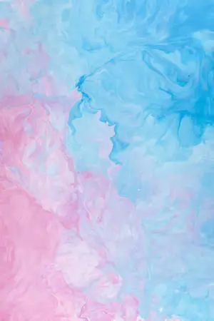 Pastel iPad Blue And Pink Blending