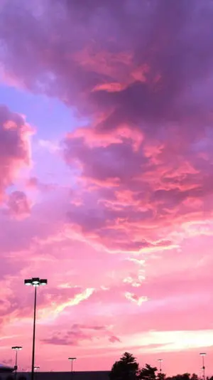 Pastel iPad Purple And Pink Skies