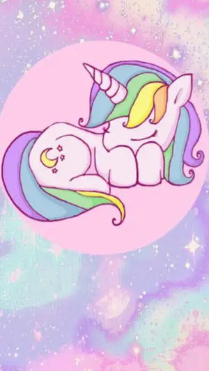 Pastel iPad Sleeping Unicorn