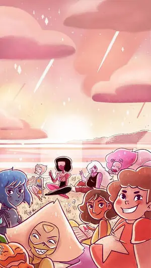 Peach Pastel Steven Universe IPad