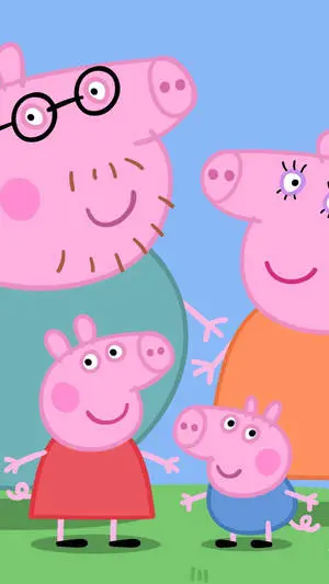 Peppa Pig and Family Having a Chat