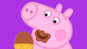 Peppa Pig getting ready for a big adventure!