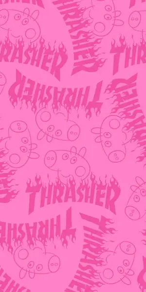 Peppa Pig iPhone Pink Thrasher