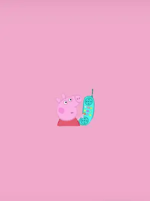 Peppa Pig Uses Her Phone