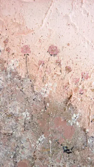 Rose Gold iPad Textured Wall Roses