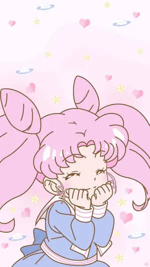 Chibi Usa as Sailor Moon